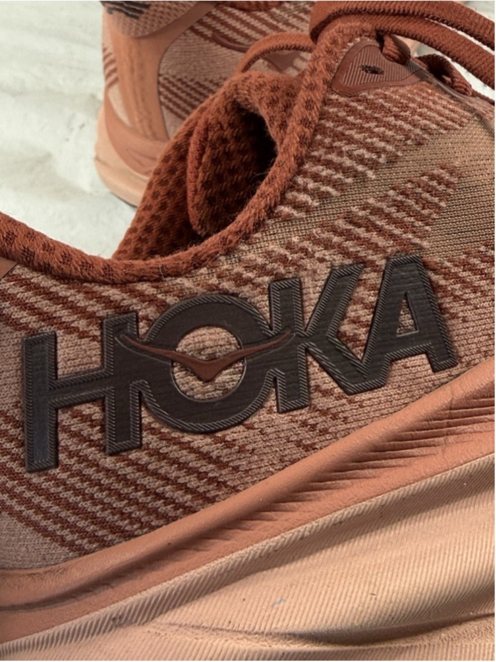 HOKA One One Clifton 9 Women’s Size 9B US Brick Red Running Shoes 1127896 RERT - Picture 10 of 16